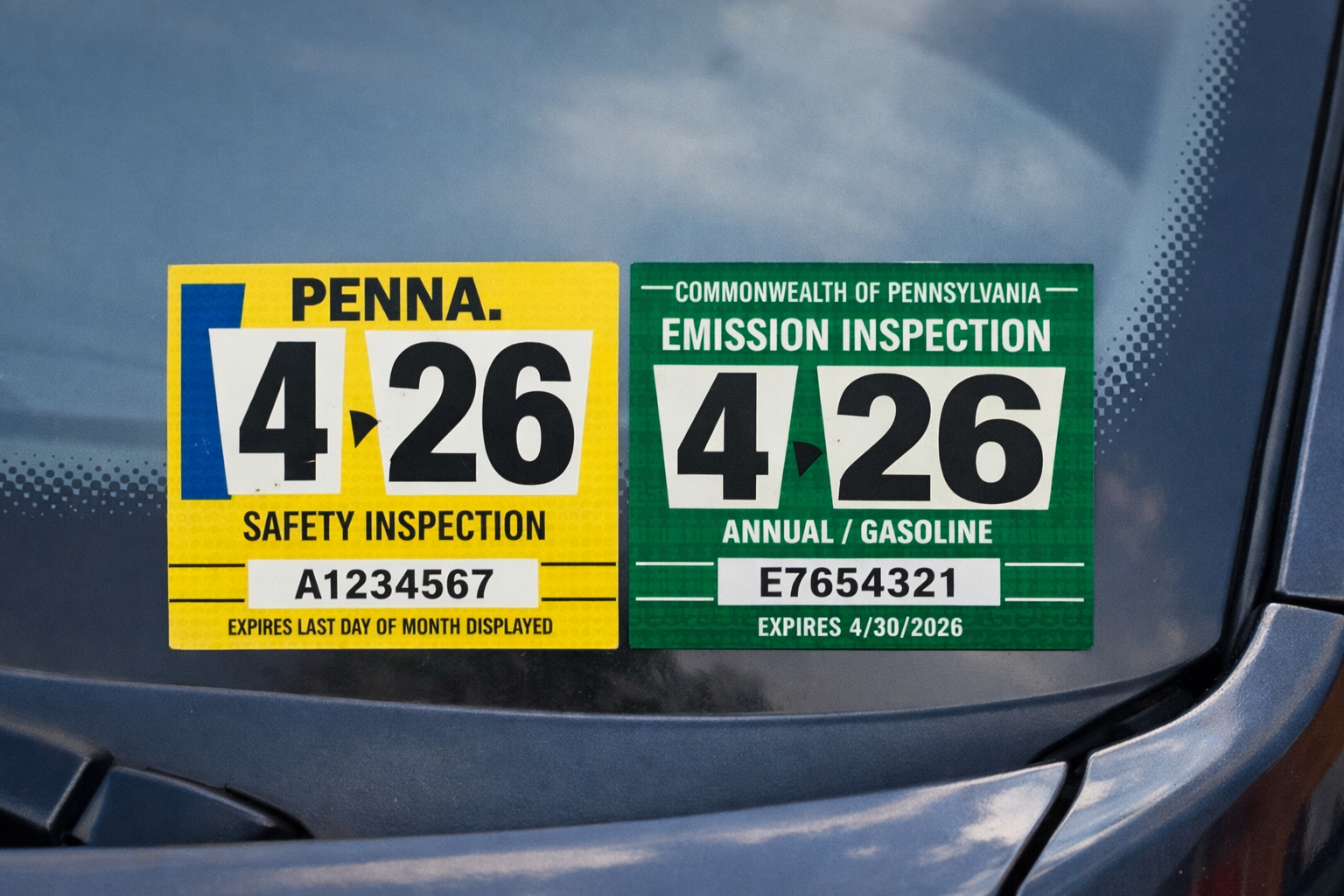 PA State Inspection Stickers